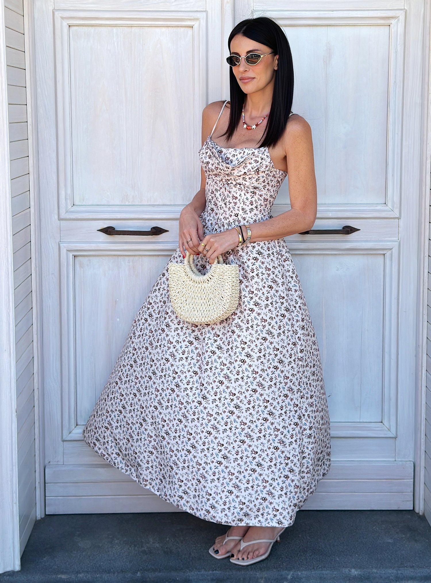 Abito - Elisabeth Flower Beige