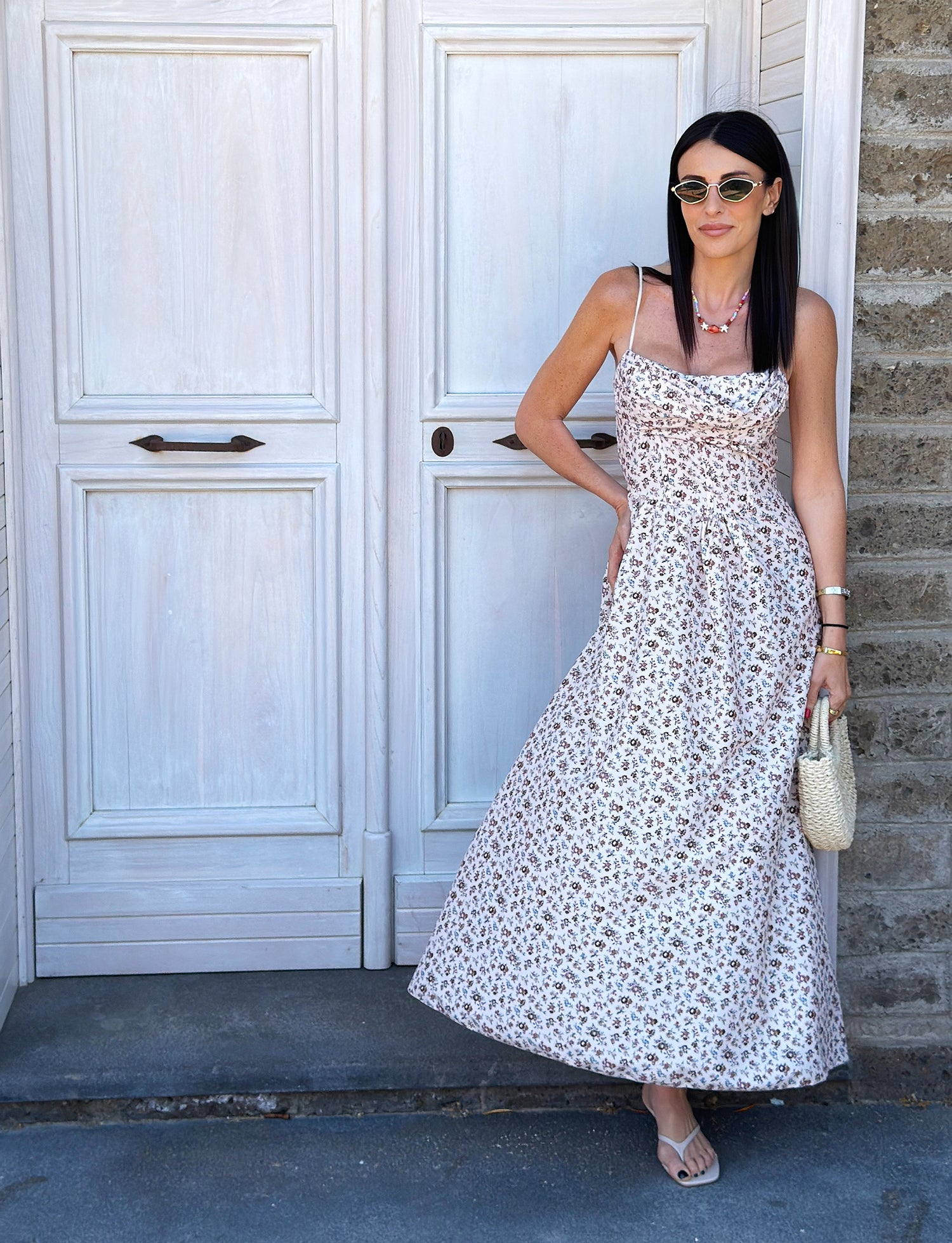 Abito - Elisabeth Flower Beige