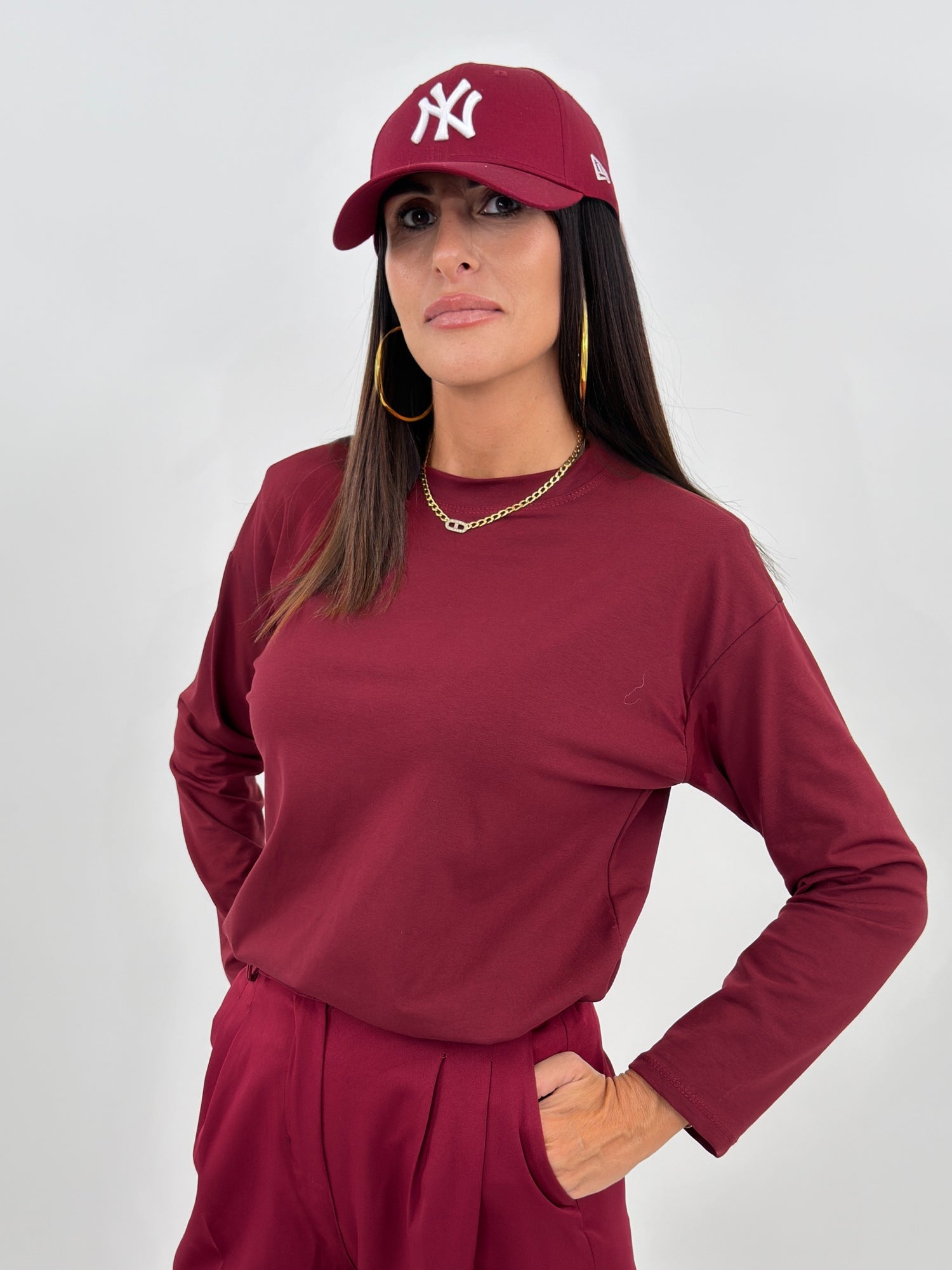 Maglia - Cotton Candy Bordeaux