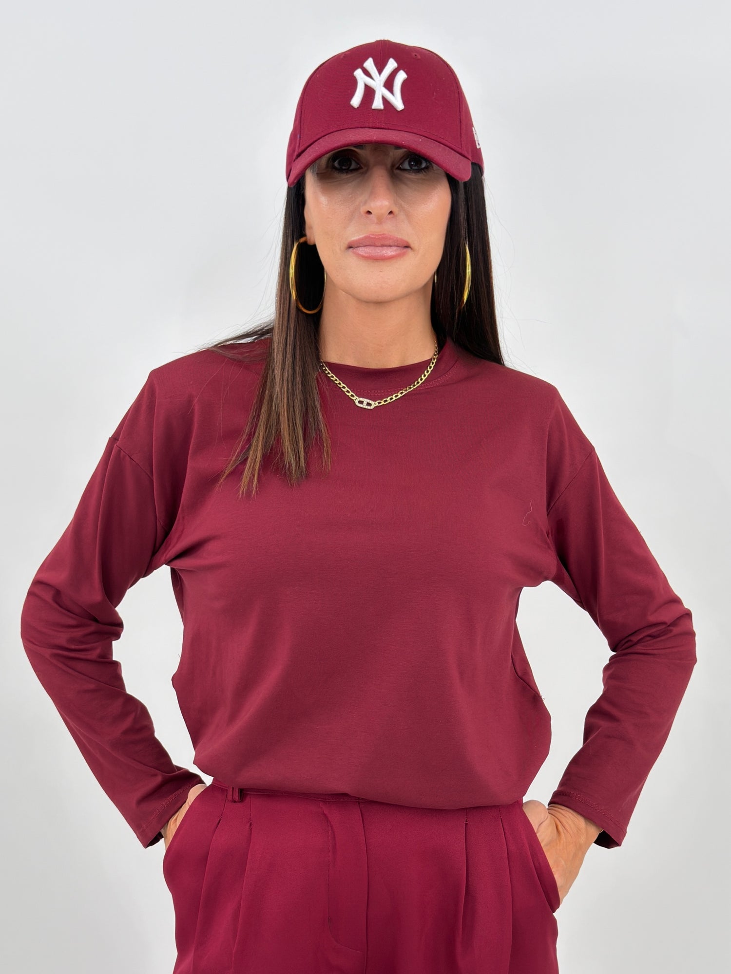 Maglia - Cotton Candy Bordeaux