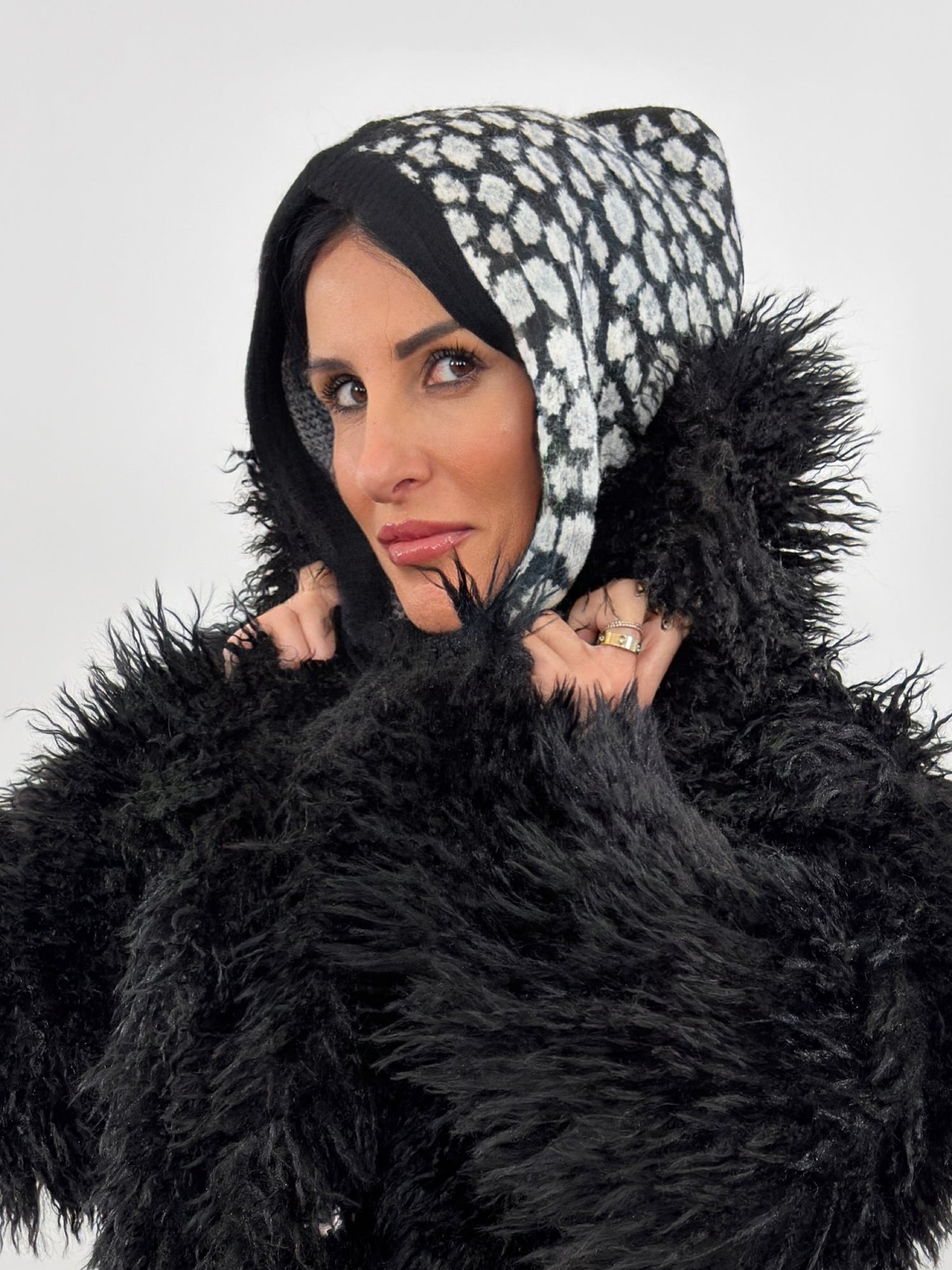 Cappello - Balaclava Leopard Nero