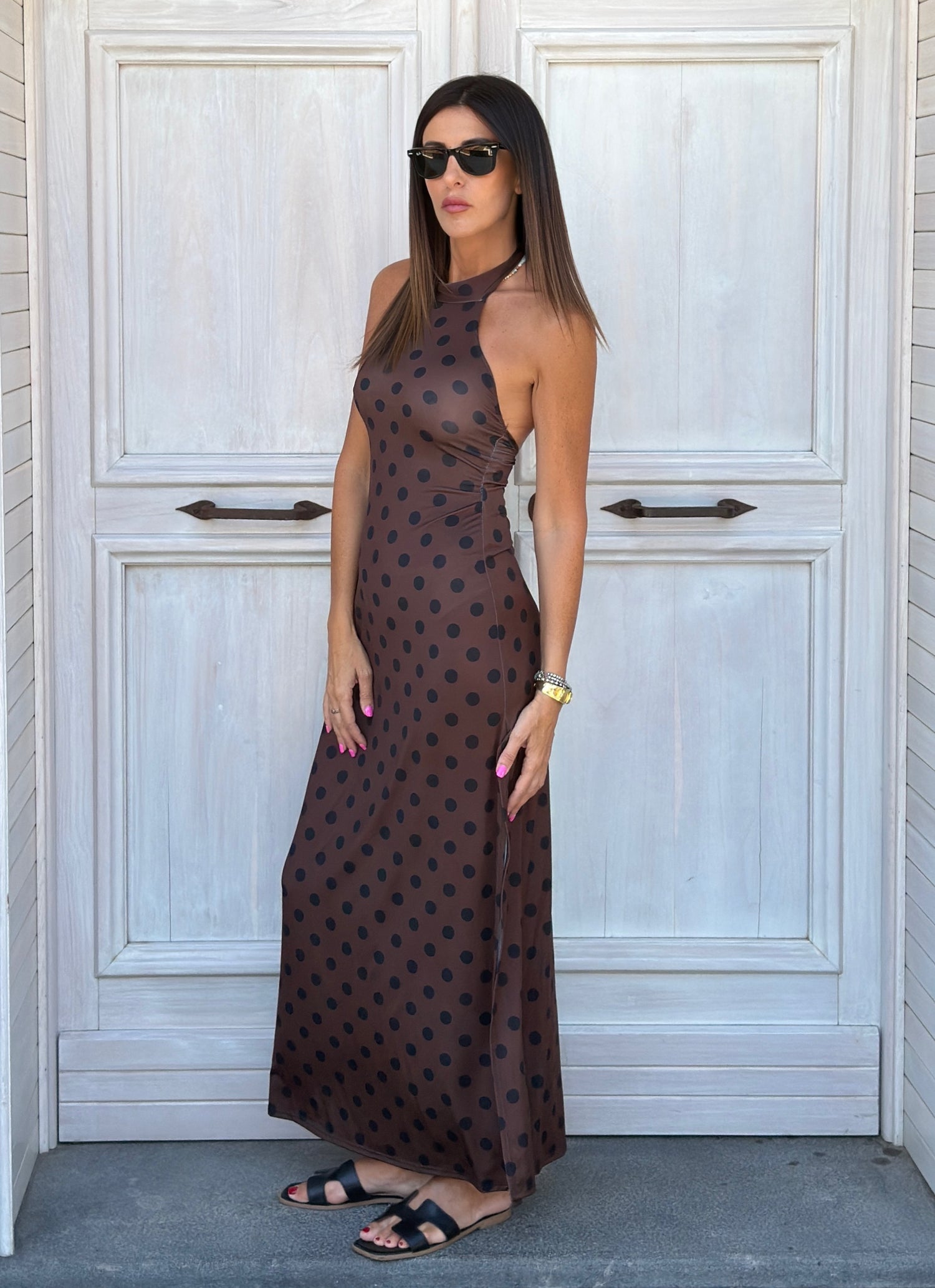 Abito - Pois Marrone