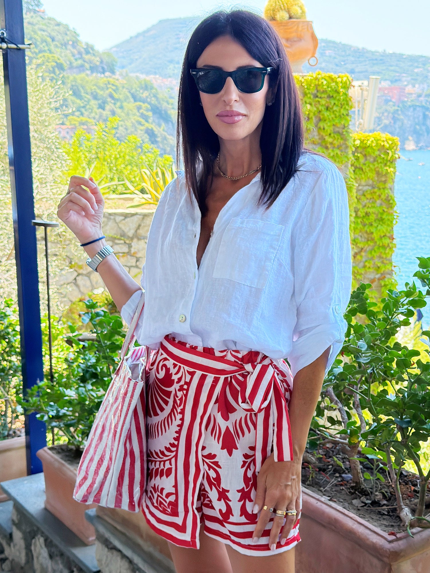 Shorts - Micol rosso (Pre- Ordine consegna entro 5/6 giorni lavorativi)