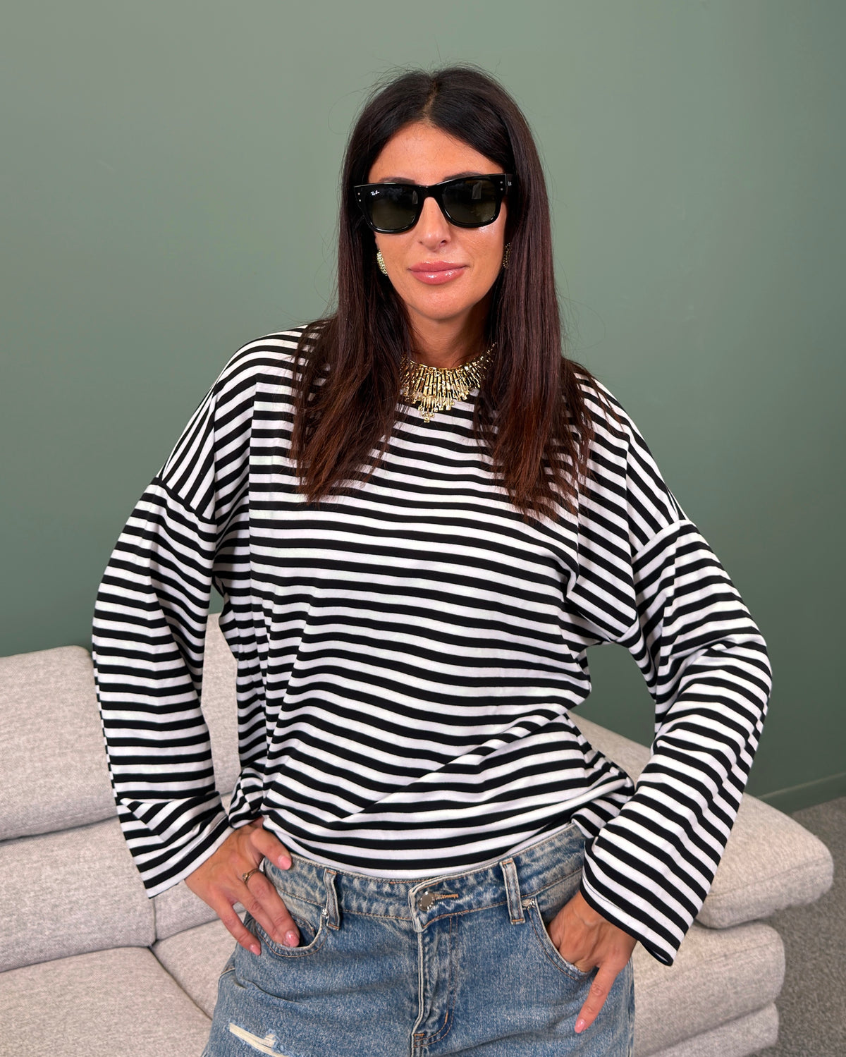 Maglia - Stripes Nero