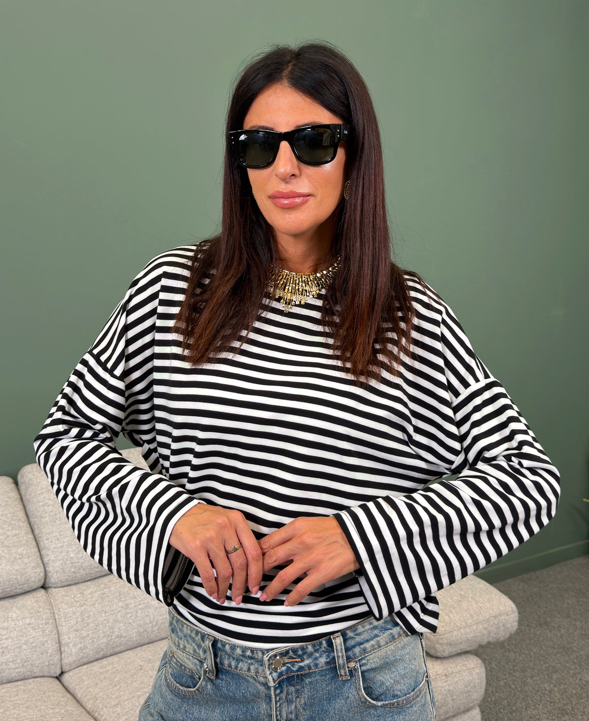Maglia - Stripes Nero