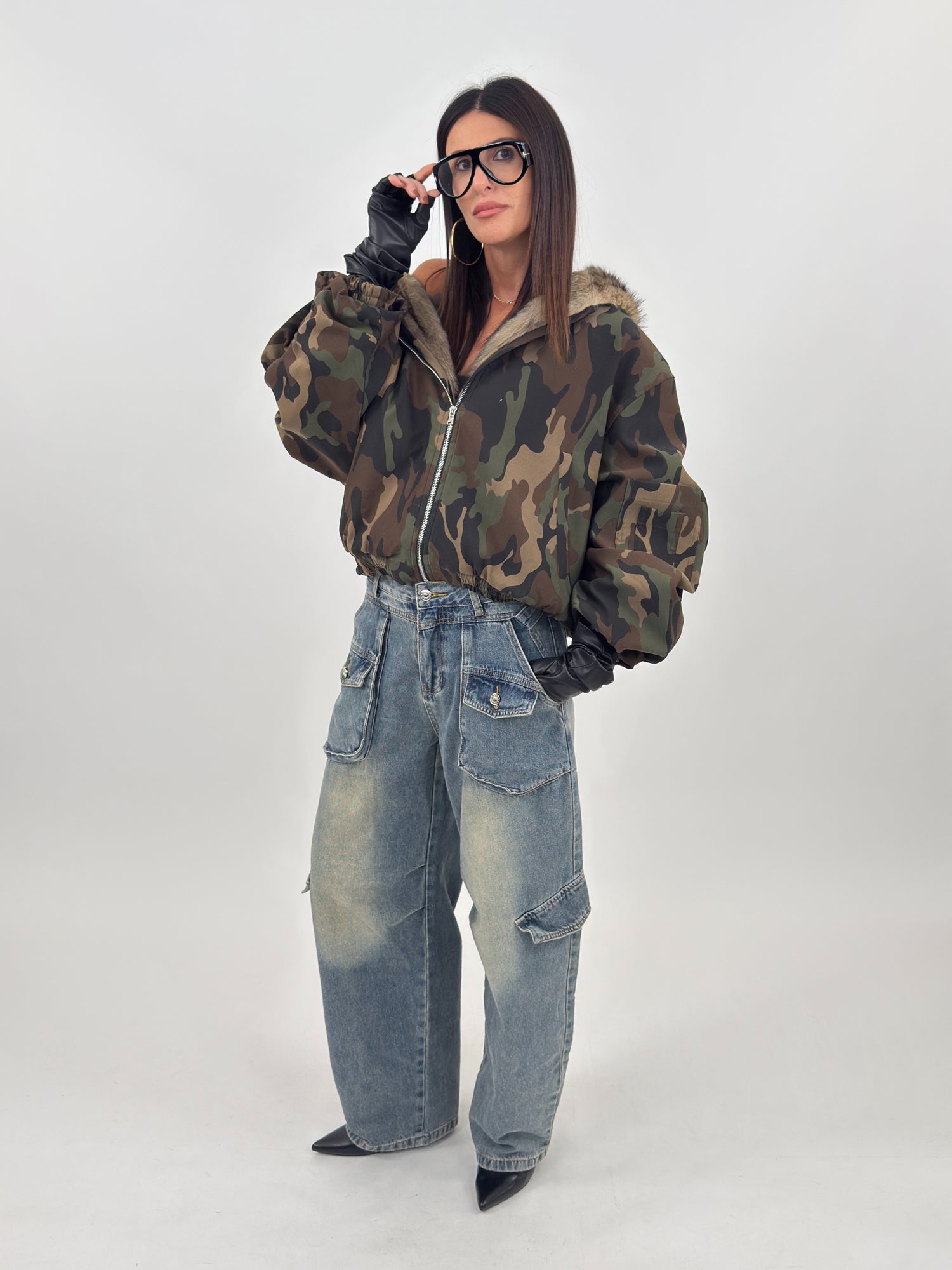 Giubbotto Bomber - Camouflage