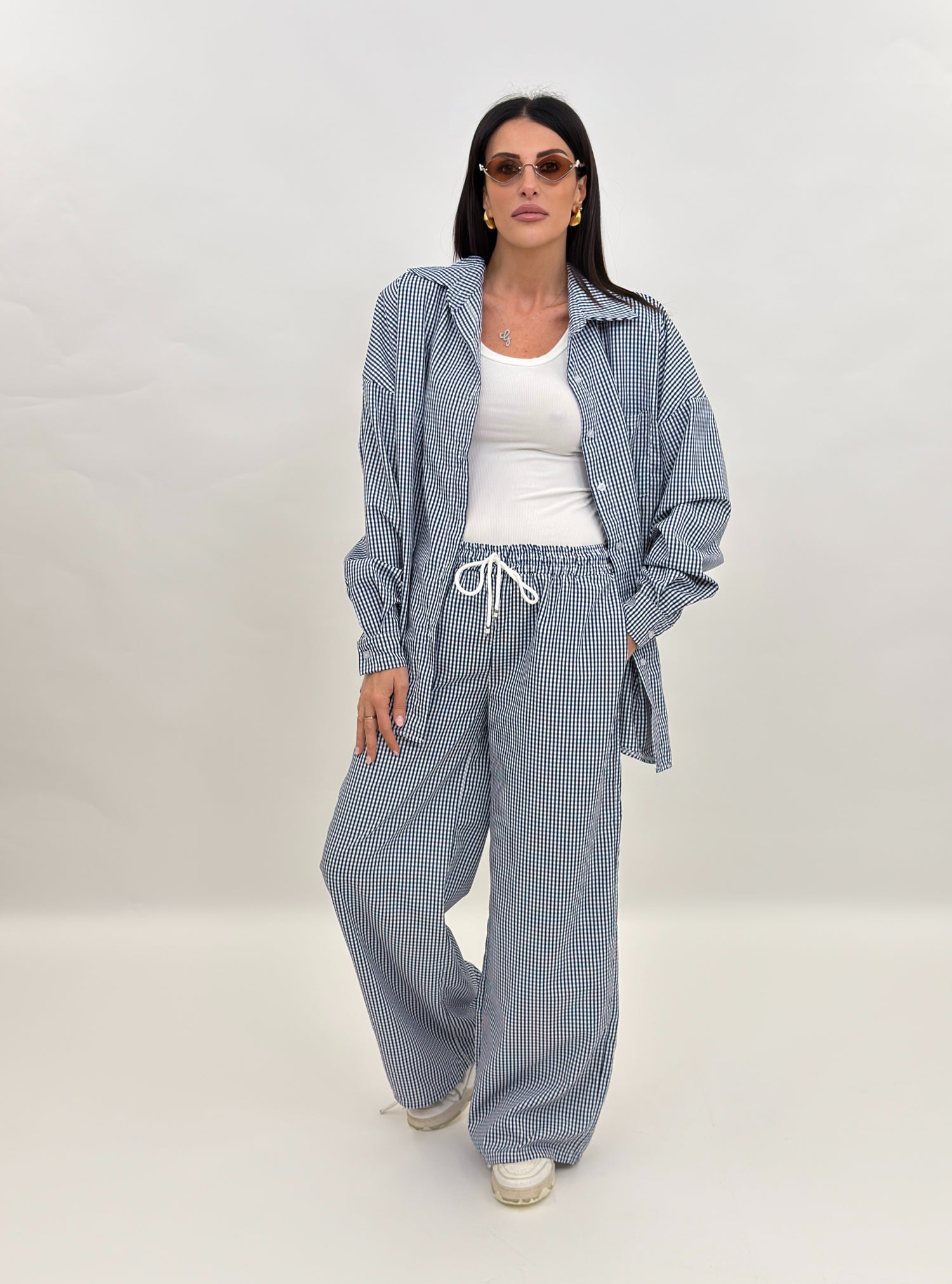 Cordset - Honey Check Blu