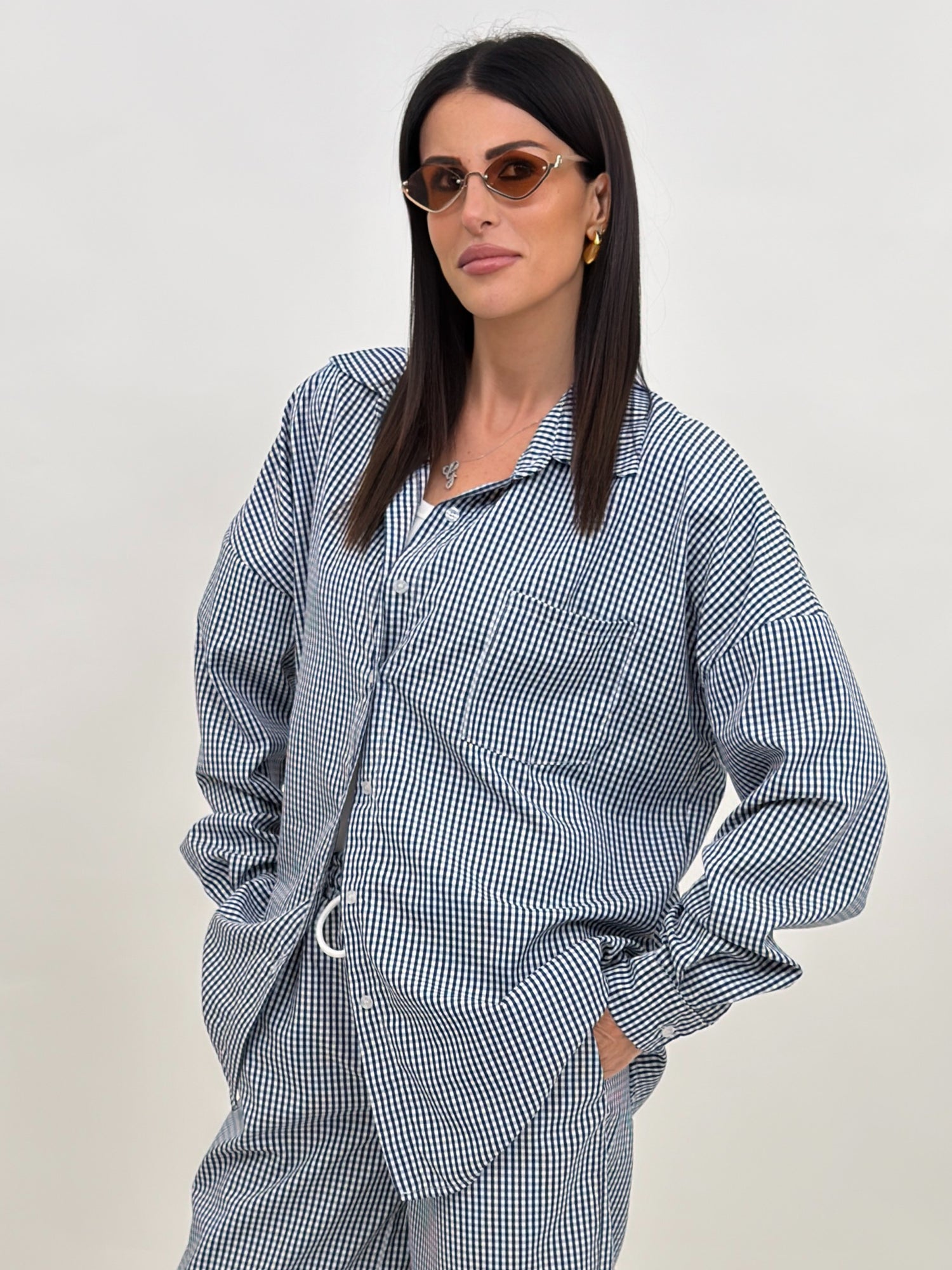 Cordset - Honey Check Blu