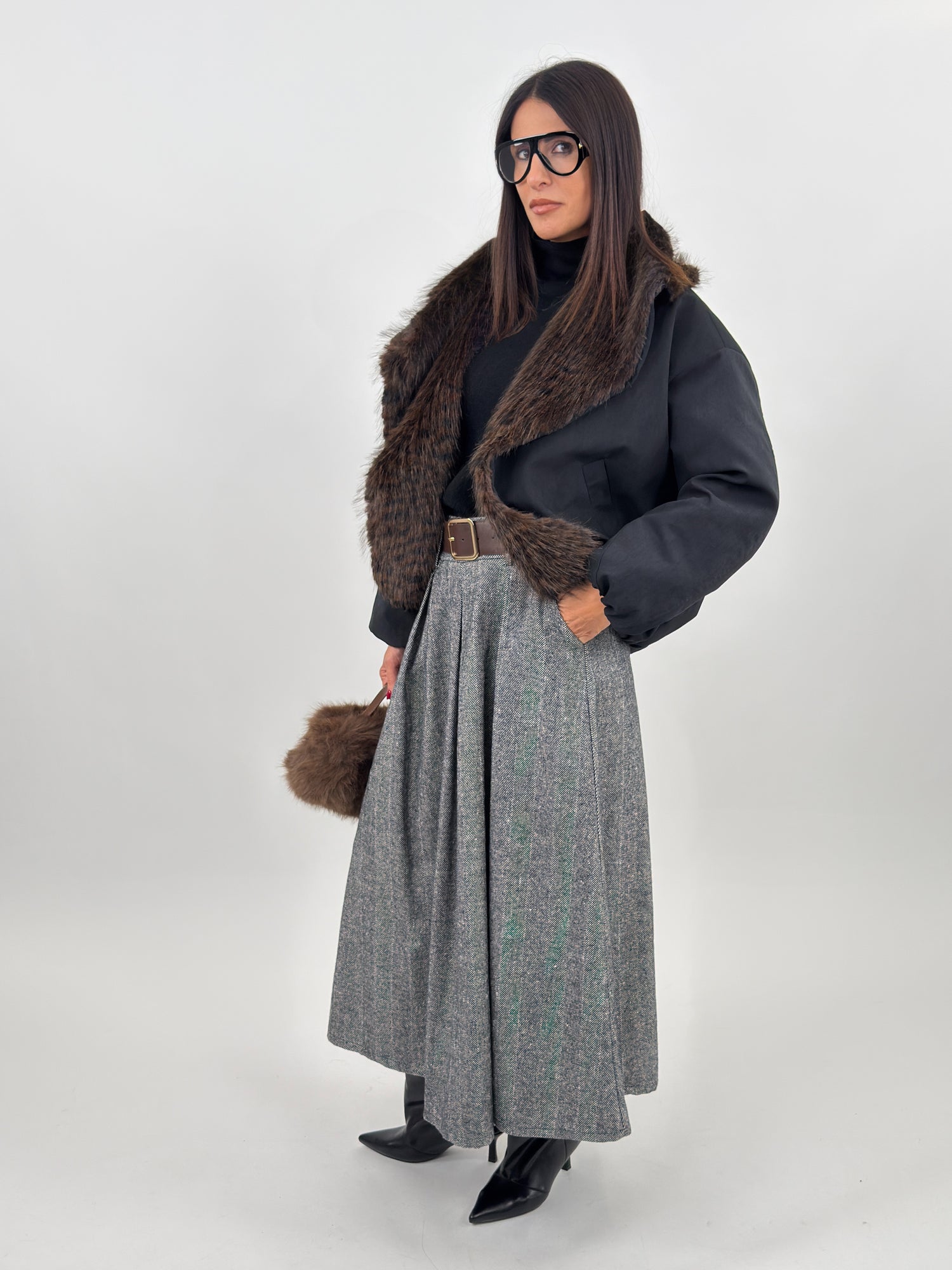 Giubbotto - Kristel Nero