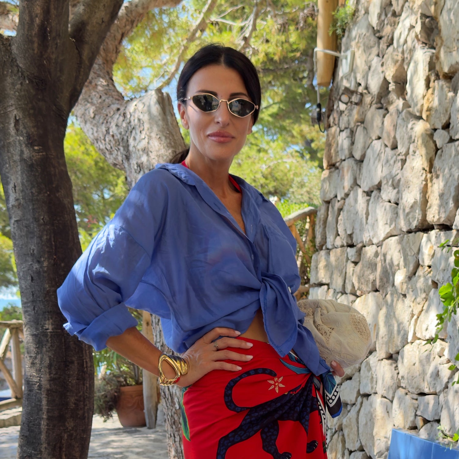 Camicia - Tulum Blu Avio