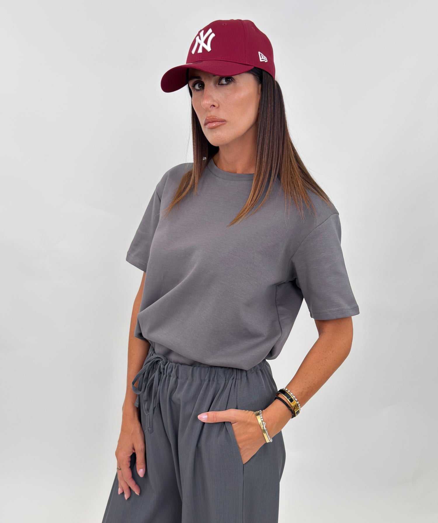 T-shirt - Greta Grigio