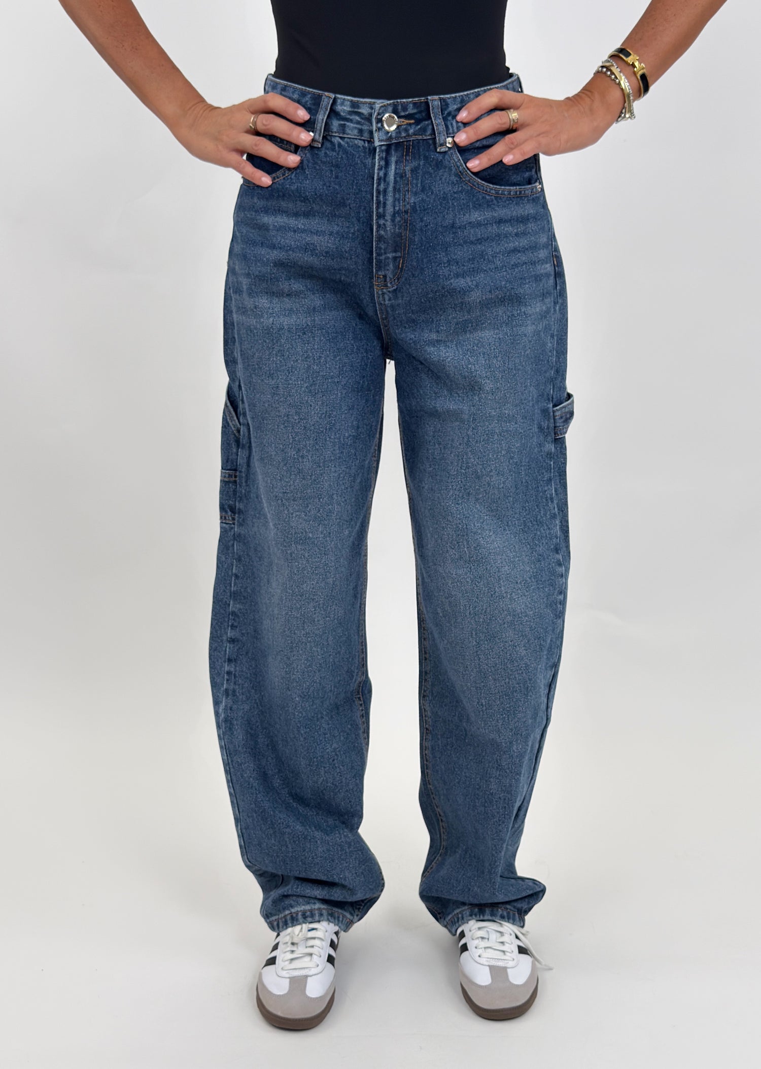 Jeans - Balloon A3449 Denim Blu