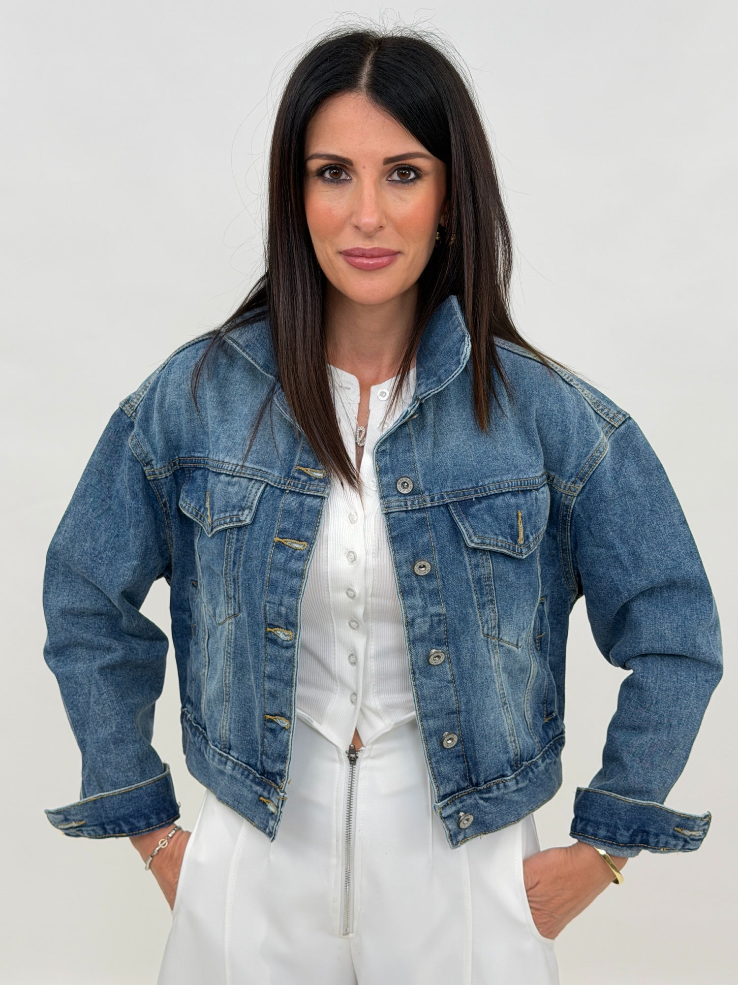Giubbotto - Florencia Denim Chiaro