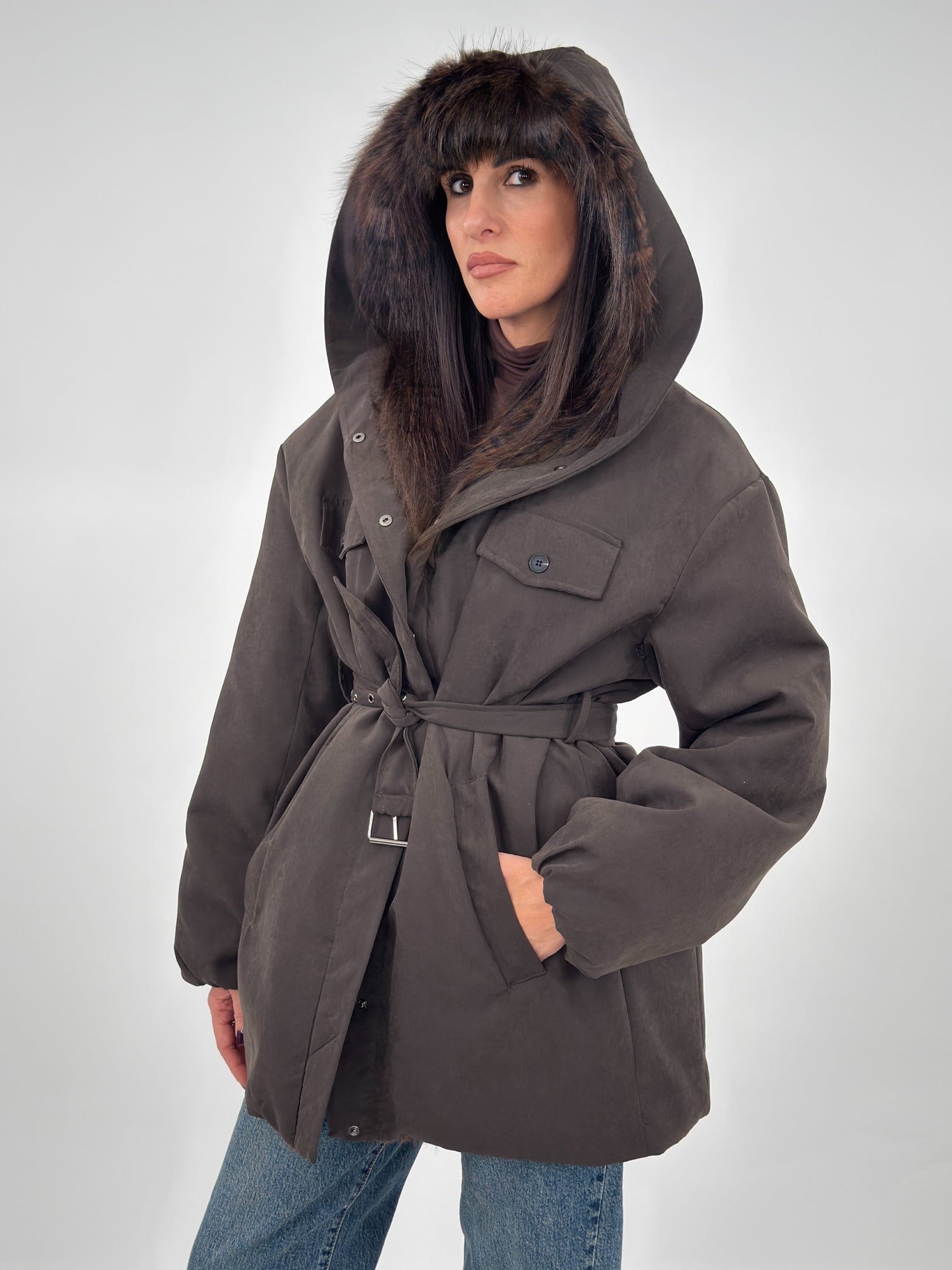 Giubbotto - Madison Marrone