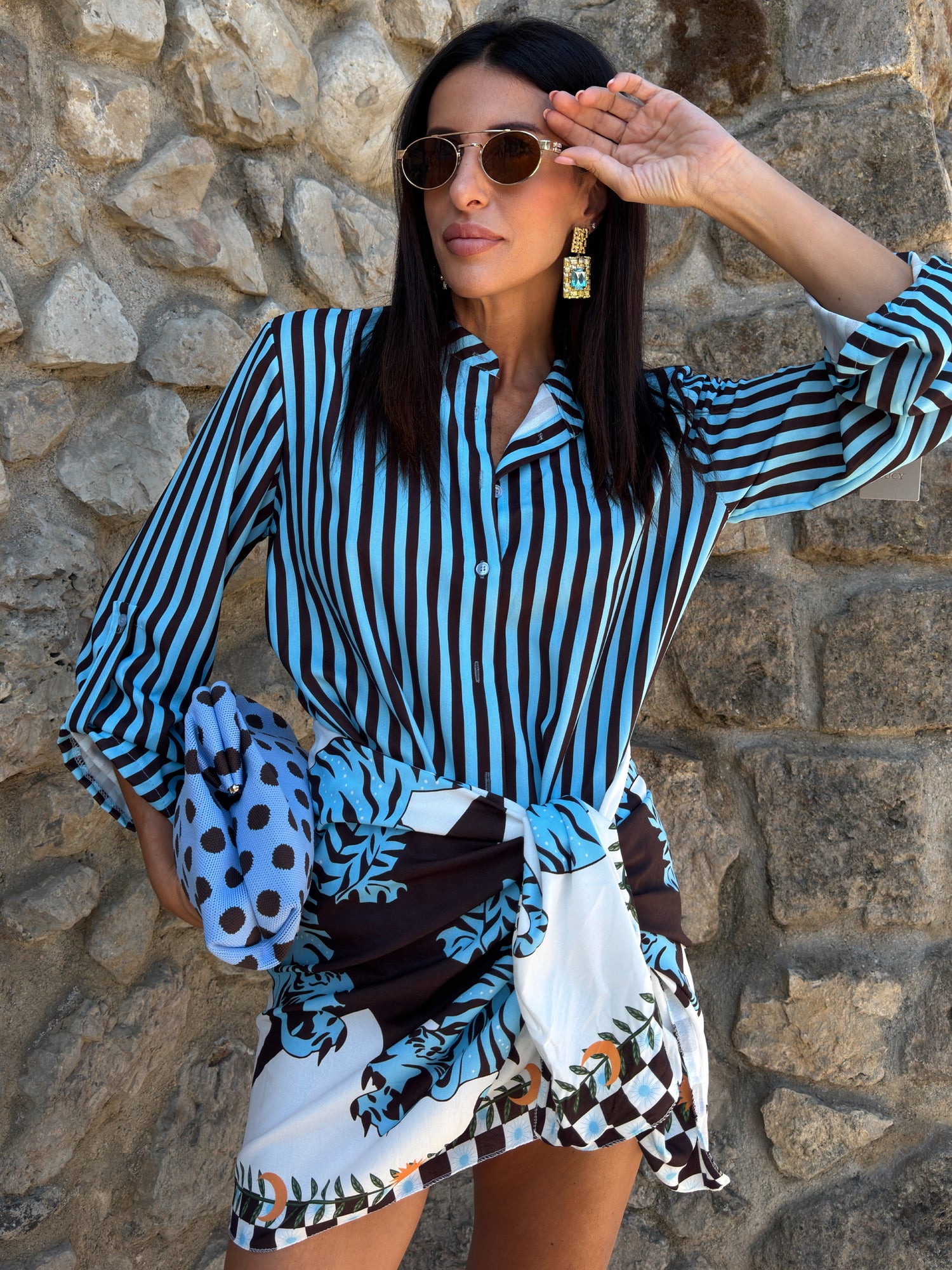 Cordset - Nikki Beach Celeste Tiger 🐯