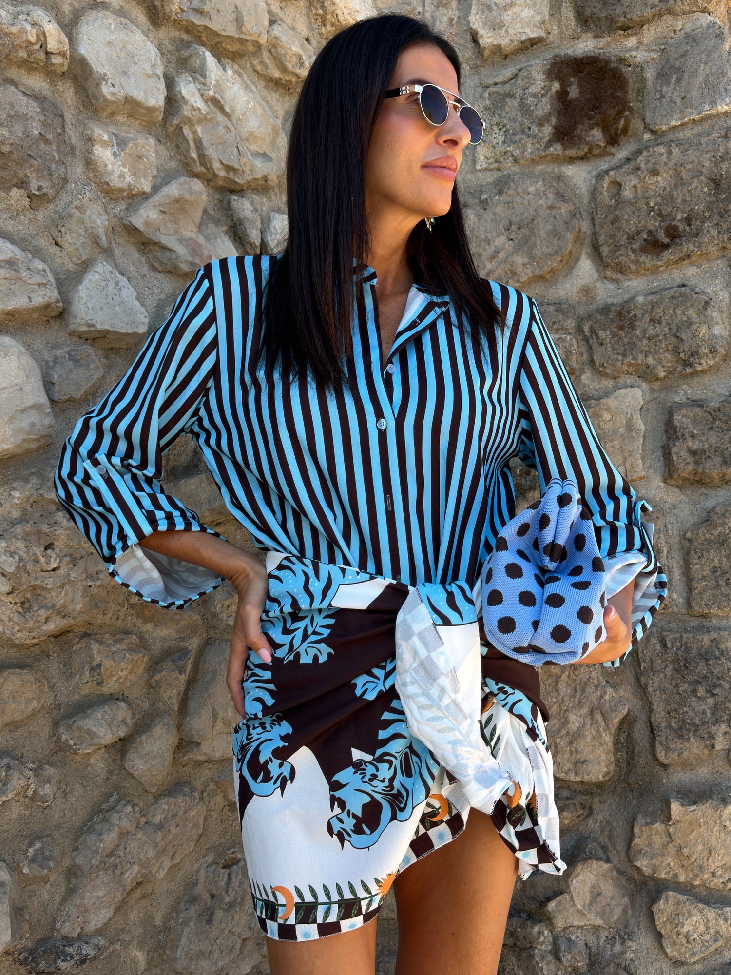 Cordset - Nikki Beach Celeste Tiger 🐯