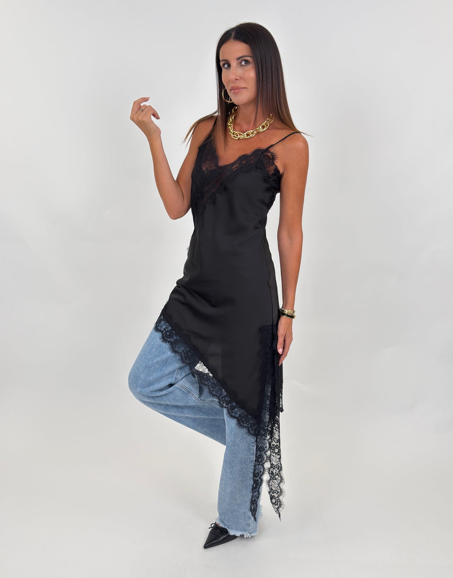 Top/Abito - Sophia Nero