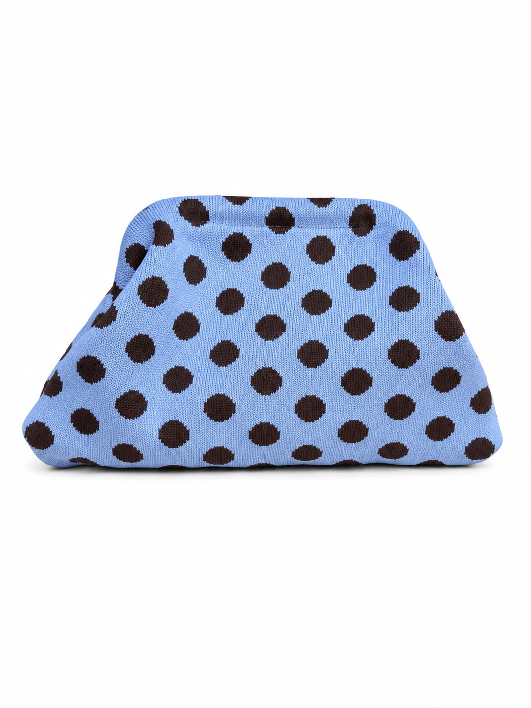 Borsa - Clutch Pois Celeste