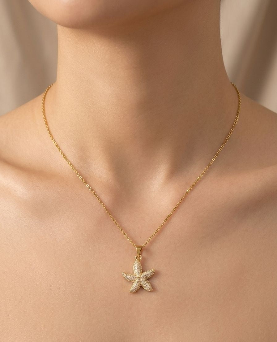 Collana - Star Bianco