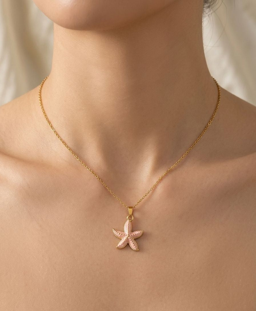 Collana - Star Rosa