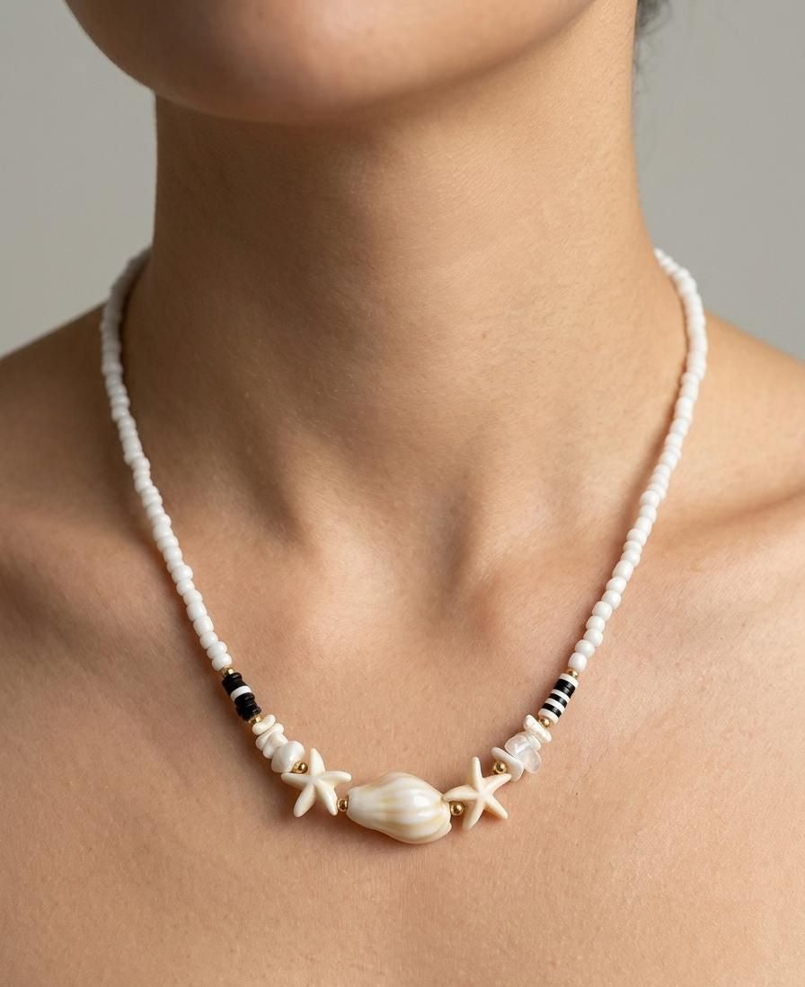 Collana - Sea Shell Bianco