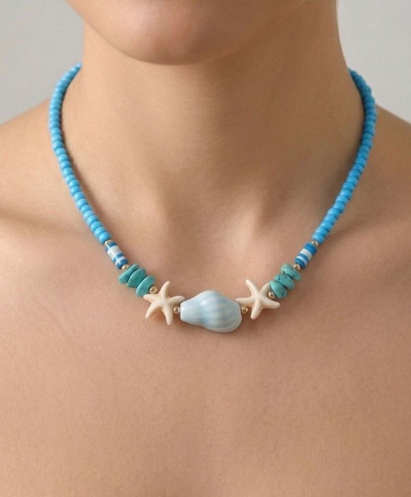 Collana - Sea Shell Azzurro