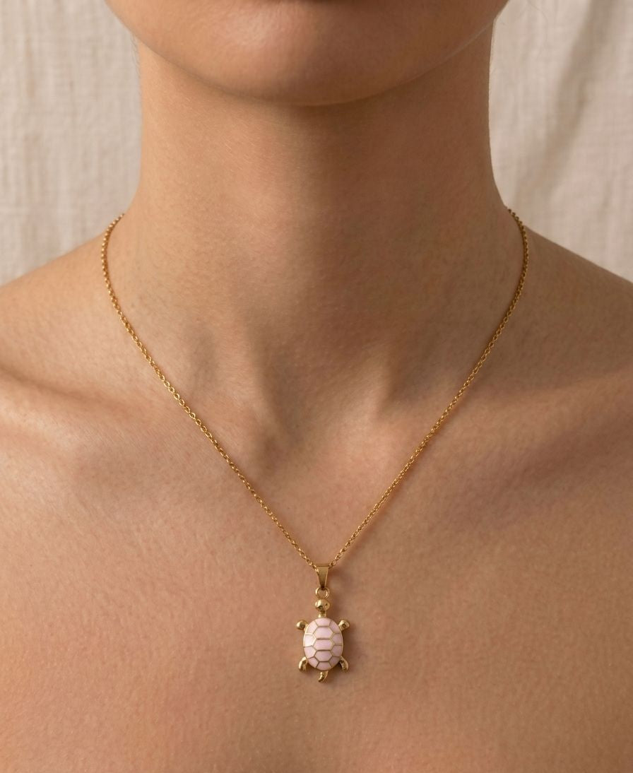Collana - Turtle Rosa