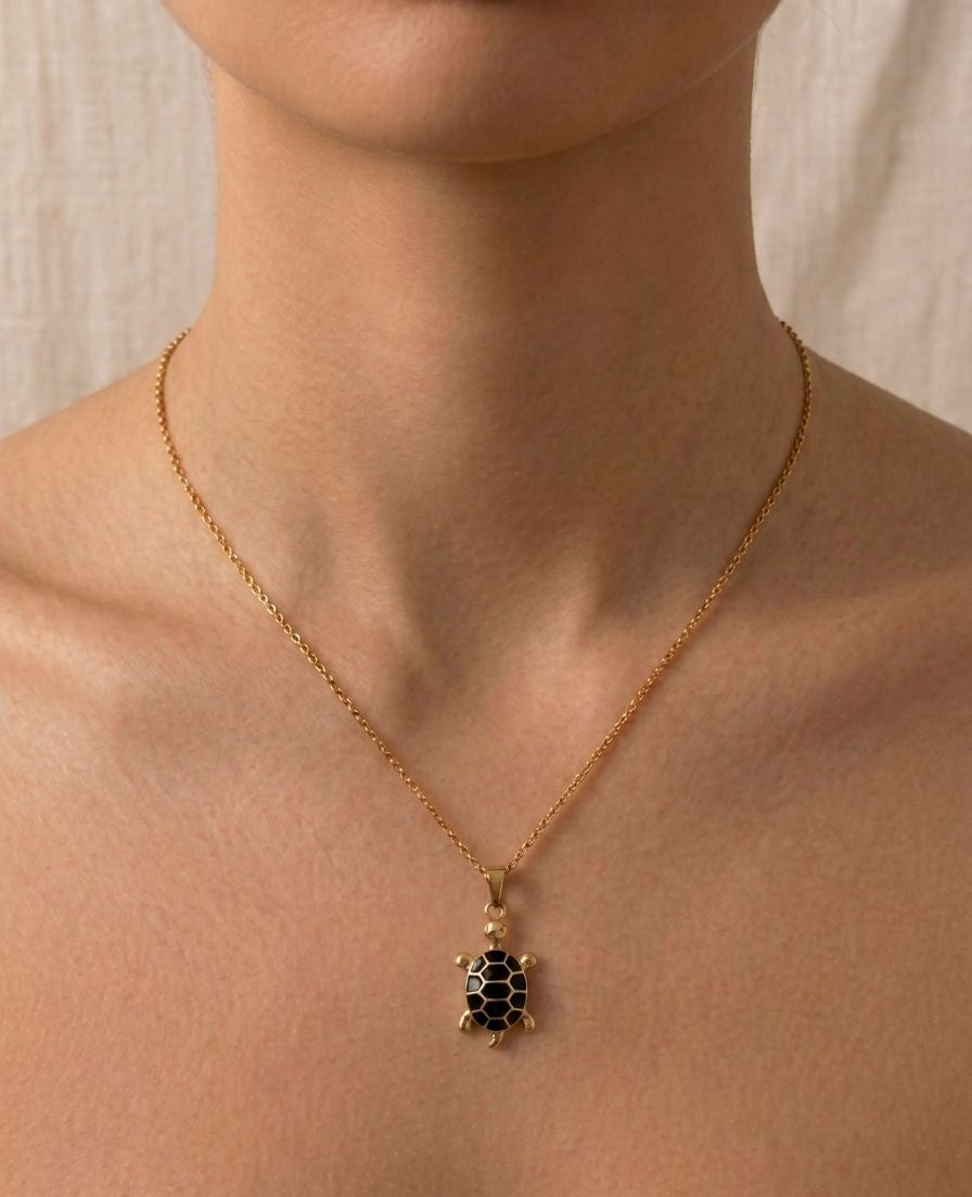 Collana - Turtle Nero