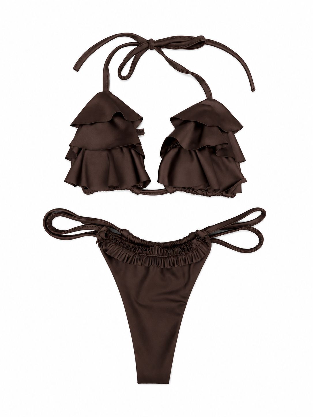 Costume Bikini - Formentera Marrone