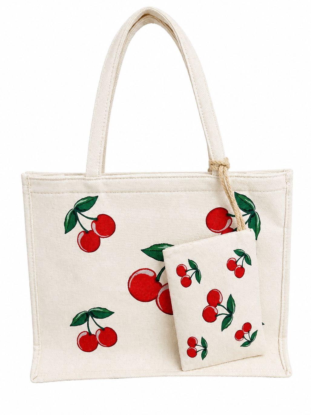 Borsa - Cherry Bianco