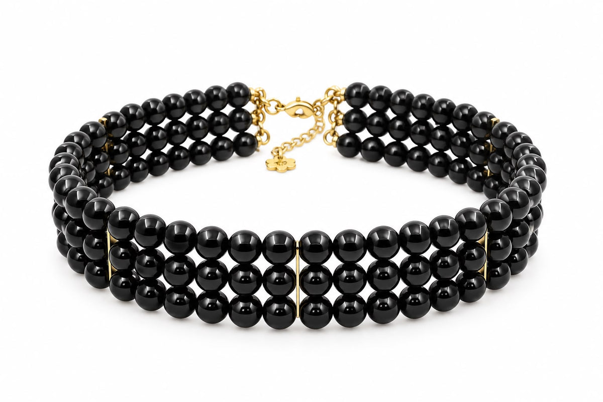 Collana - Pearls Nero