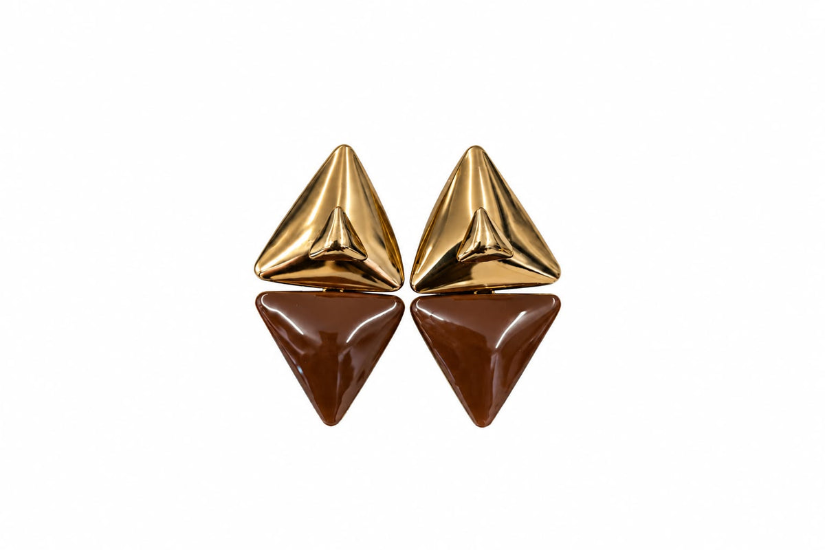 Orecchini - Marrone