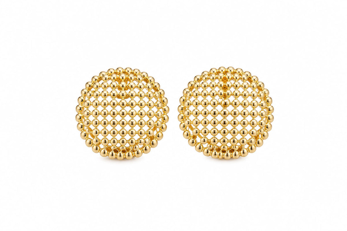 Orecchini - Gold Mesh