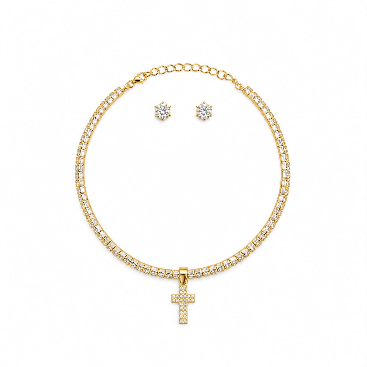 Set Collana - Diamond Cross