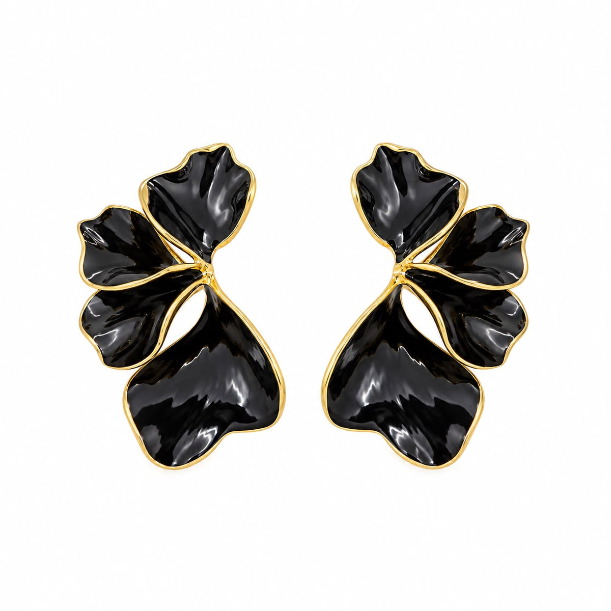 Orecchini - Fleur Nero