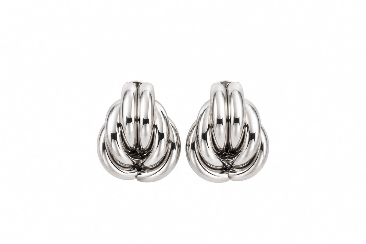 Orecchini - Nodo Silver