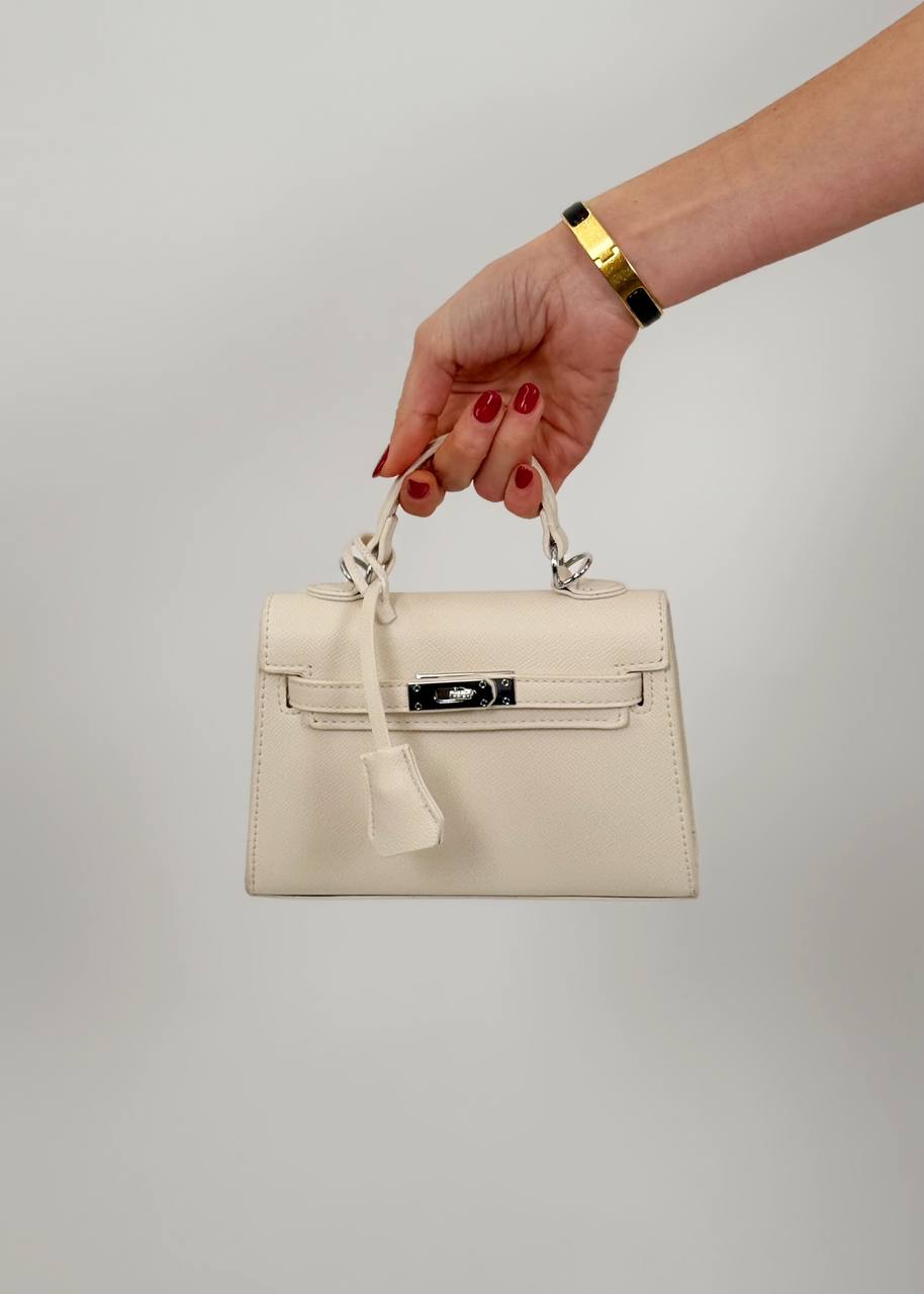 Borsa - Little Kelly beige chiaro